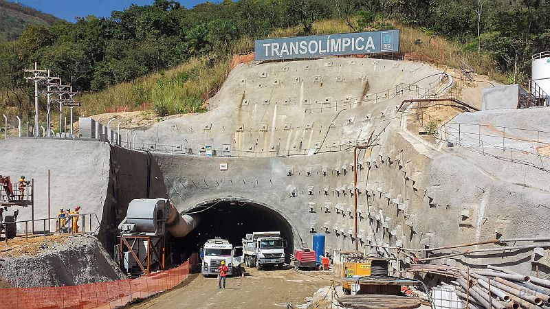 O túnel da Transolímpica: Fácil e rápida estabilização usando ancoragens DSI GRP O túnel da Transolímpica: Fácil e rápida estabilização usando ancoragens DSI GRP